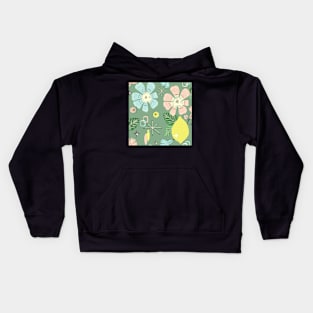 Mid century Lemons Kids Hoodie